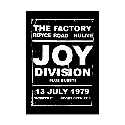 Joy Division Plus Guests Print | Joy Division