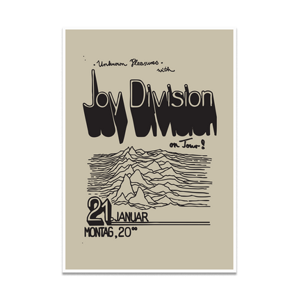 Joy Division On Tour! Print | Joy Division