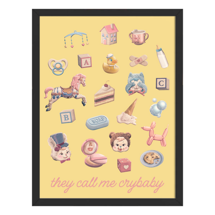 They Call Me Crybaby Unframed Poster | Melanie Martinez