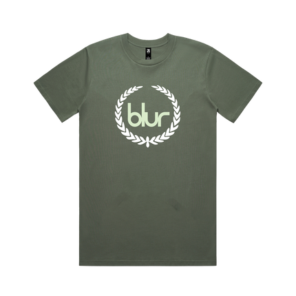 blur Wreath T-shirt Green | Blur