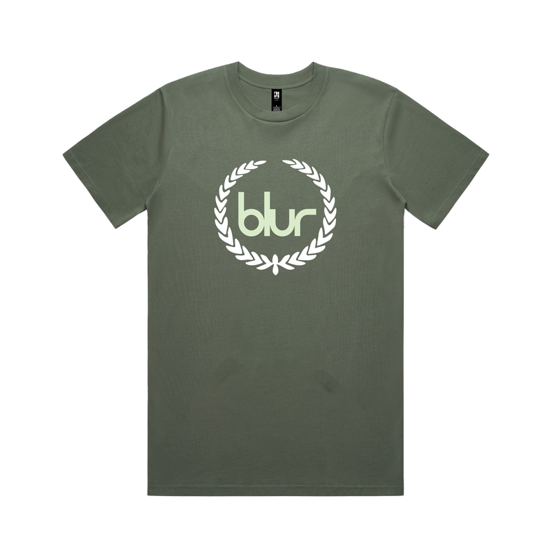 blur Wreath T-shirt Green | Blur