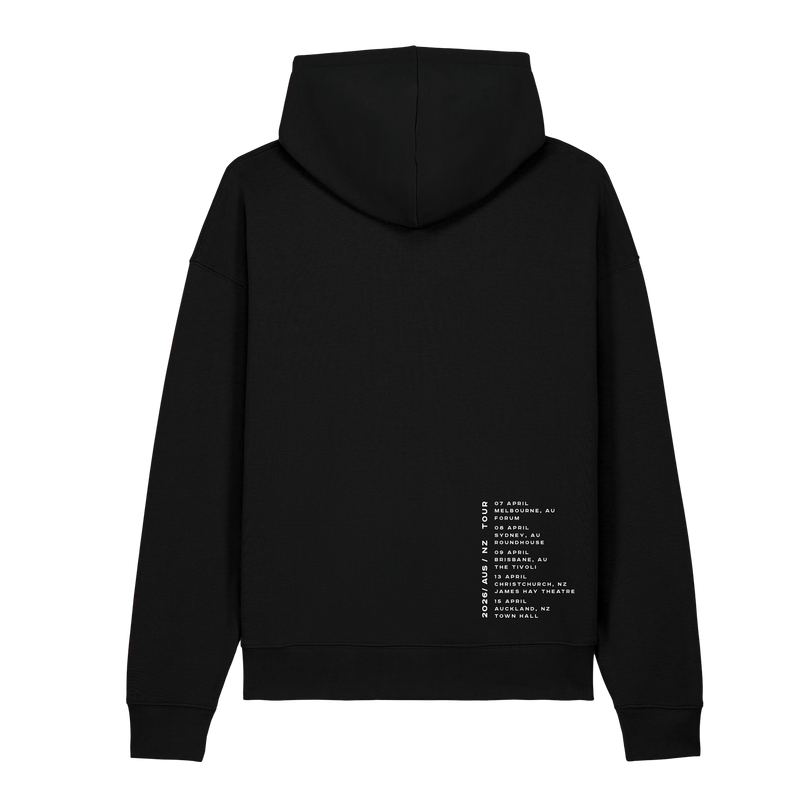 Futique Red Squiggle Aus NZ 2026 Tour Hood Black | Biffy Clyro