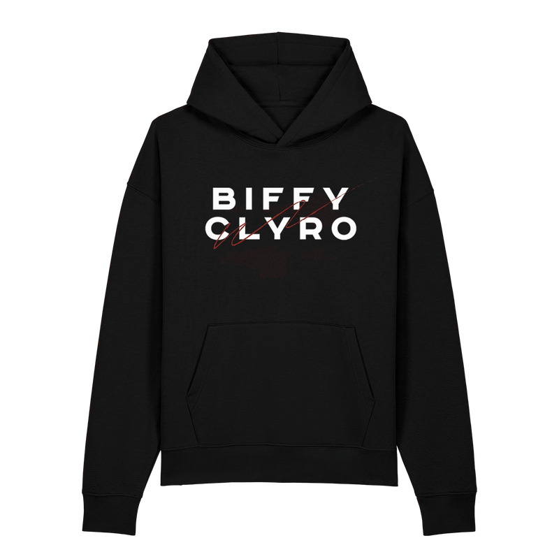 Futique Red Squiggle Aus NZ 2026 Tour Hood Black | Biffy Clyro