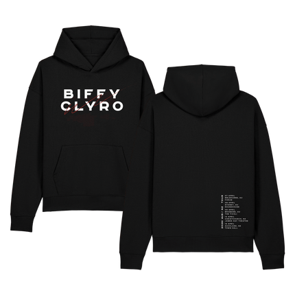 Futique Red Squiggle Aus NZ 2026 Tour Hood Black | Biffy Clyro