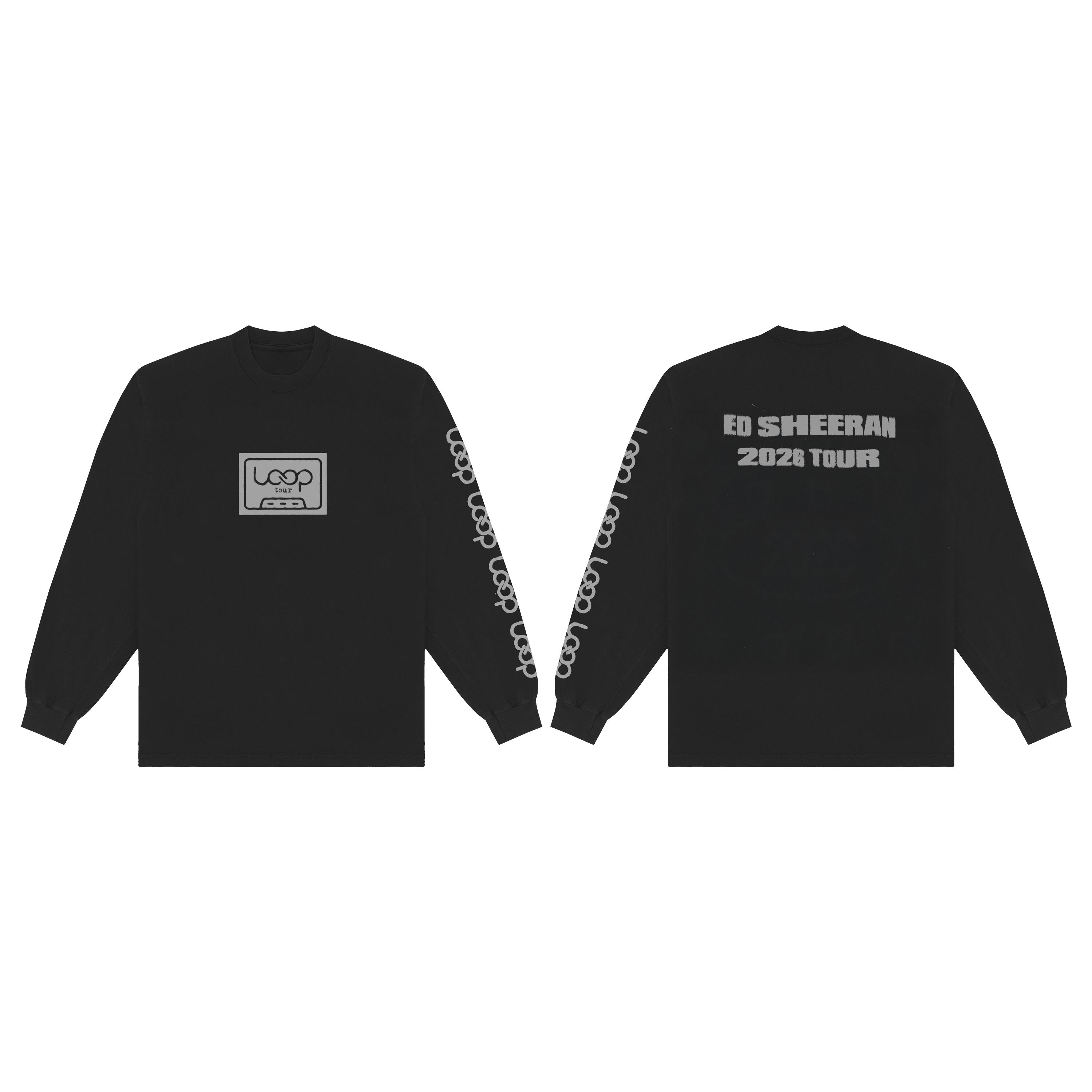 LOOP TOUR BLACK LONGSLEEVE | Ed Sheeran – Warner Music Australasia Store