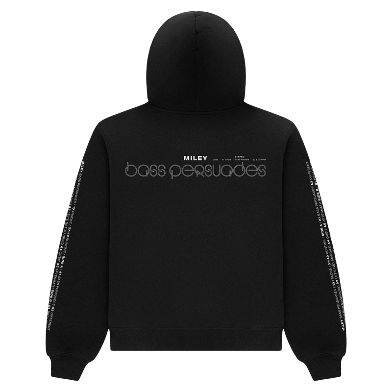 Bass Persuades Black Hoodie