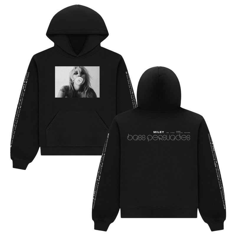 Bass Persuades Black Hoodie