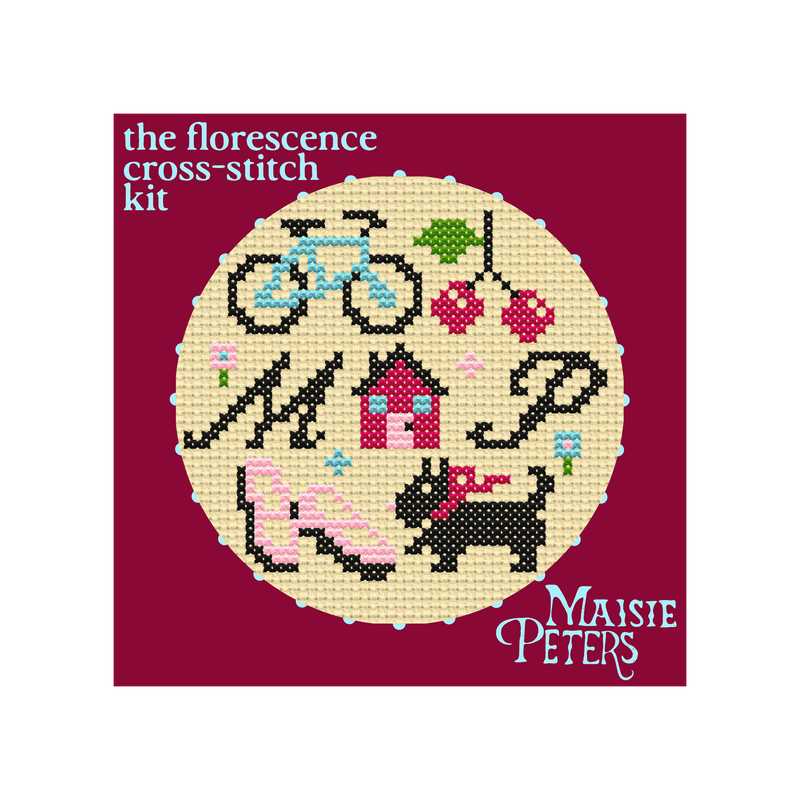 Florescence Cross Stitch Kit | Maisie Peters
