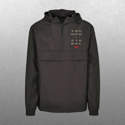 The Wow! Signal stacked Logo Pullover Jacket | Muse