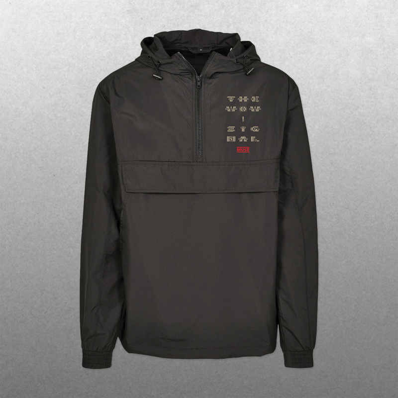 The Wow! Signal stacked Logo Pullover Jacket | Muse