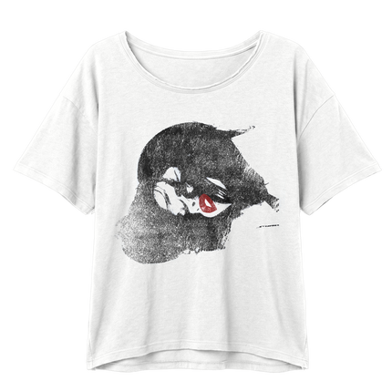 Tough Love Off the Shoulder Tee | Nessa Barrett