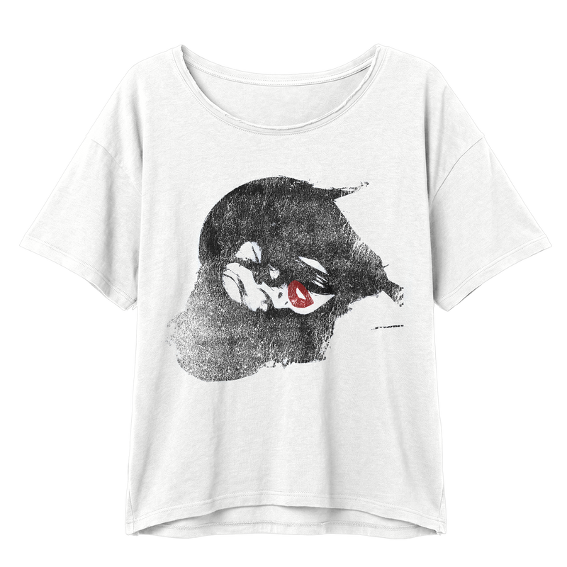 Tough Love Off the Shoulder Tee | Nessa Barrett