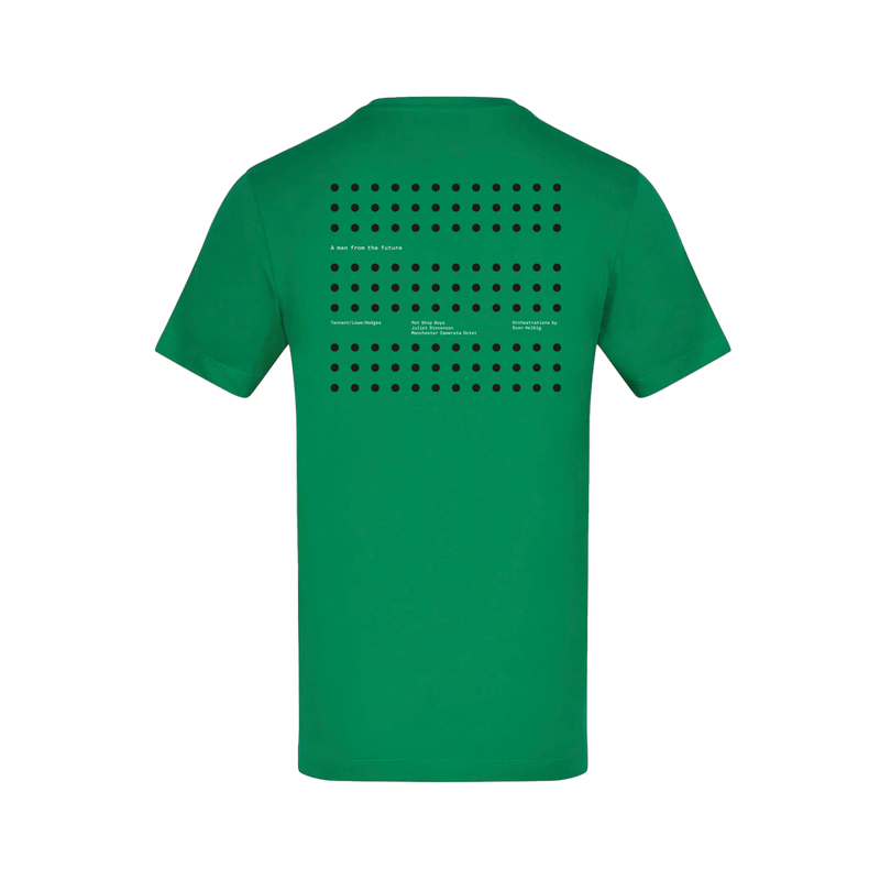 A Man From The Future Green T-shirt | Pet Shop Boys