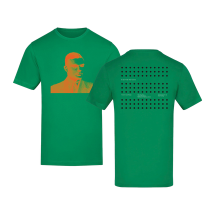 A Man From The Future Green T-shirt | Pet Shop Boys