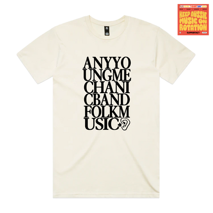 Any Young Mechanic band Folk Music T-Shirt