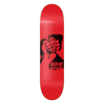 American Idiot Heart Grenade Skate Deck | Green Day 