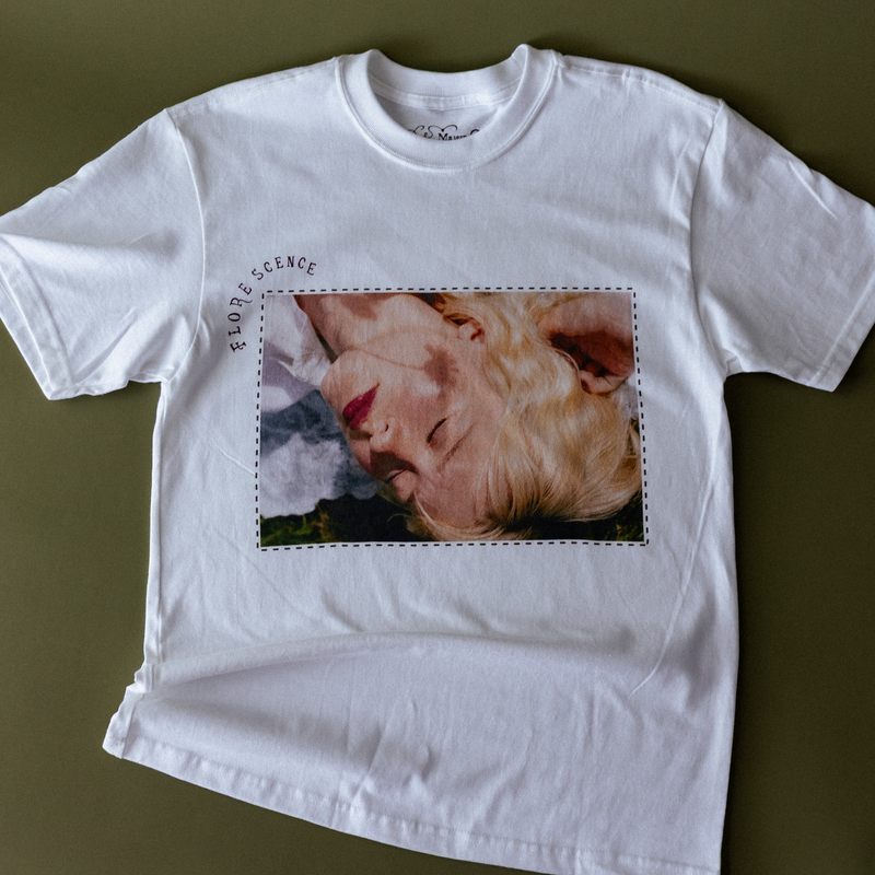 Florescence Album Photo T-Shirt White | Maisie Peters