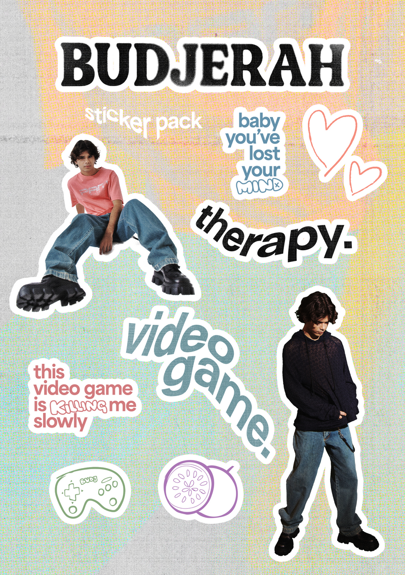 Therapy/Video Game Sticker Pack | Budjerah