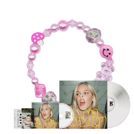 Anne-Marie Pink Bracelet + Album Bundle (Signed Card)
