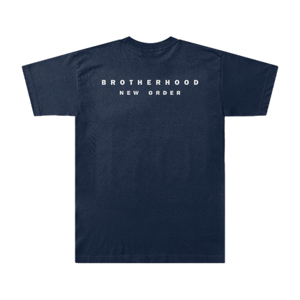 Brotherhood Stamp T-Shirt Navy | New Order 