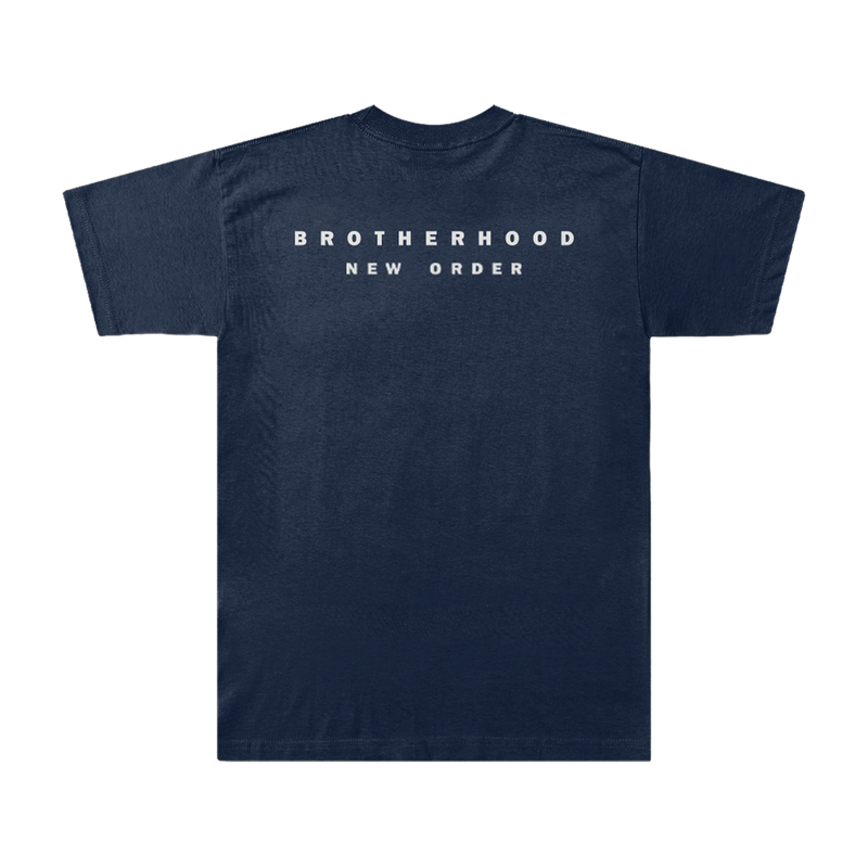 Brotherhood Stamp T-Shirt Navy | New Order 