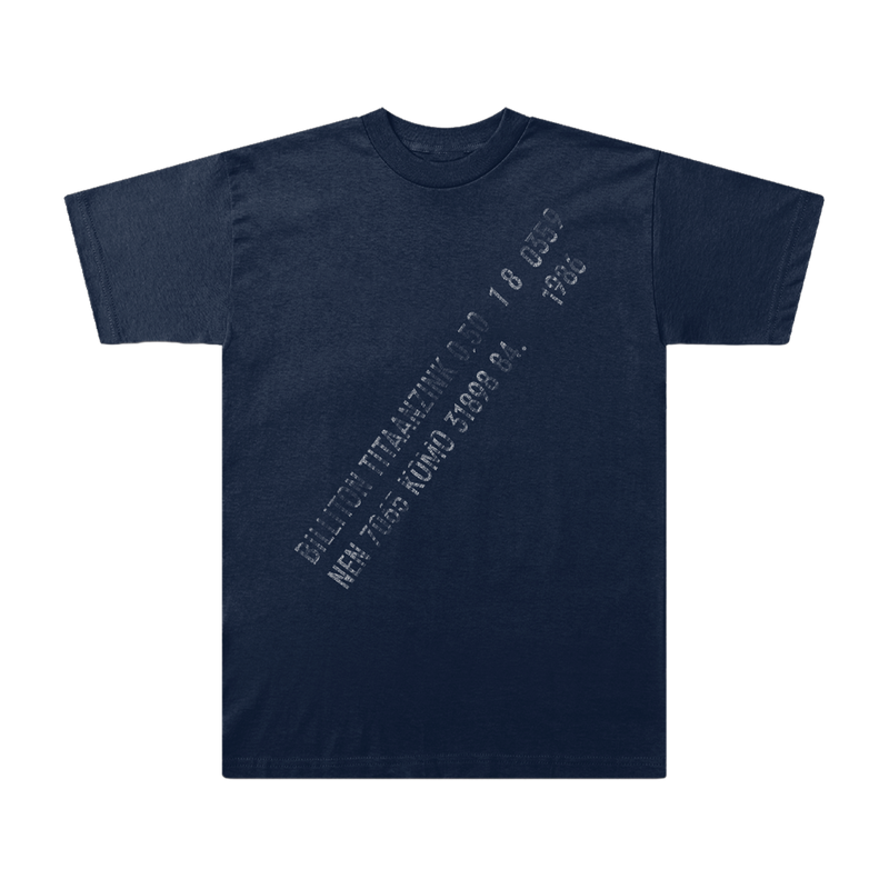 Brotherhood Stamp T-Shirt Navy | New Order 