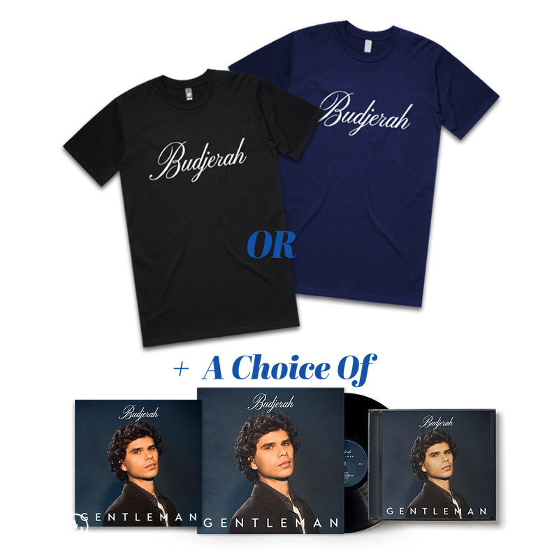 Gentleman T-Shirt Bundle with Signed Card | Budjerah