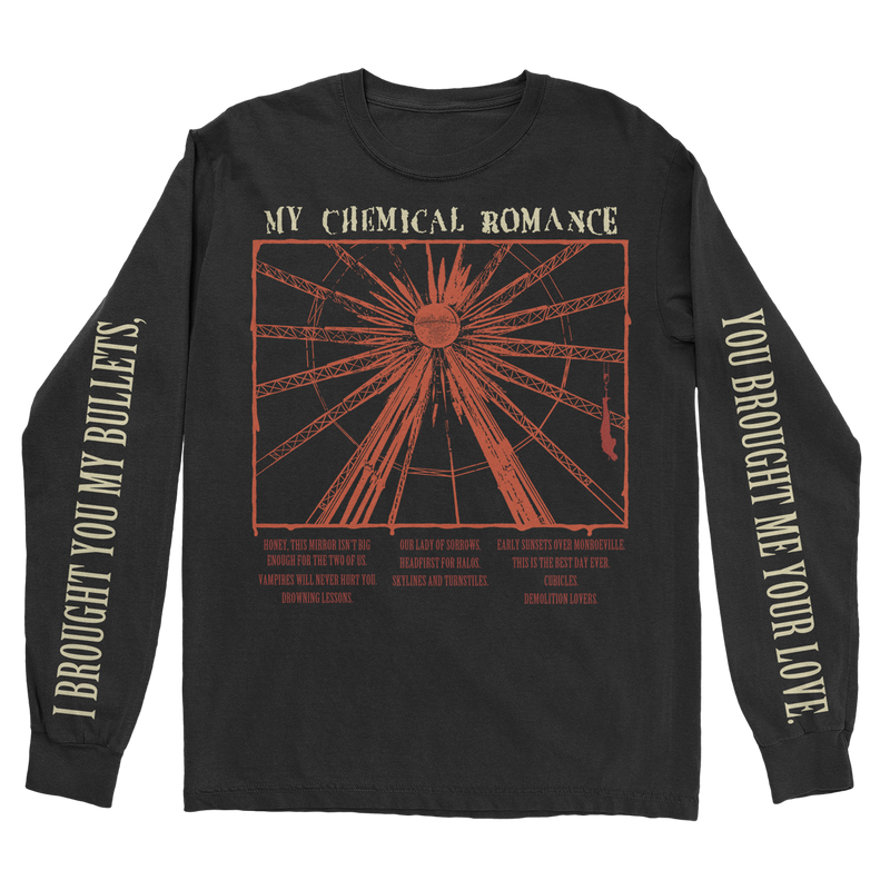 Bullets Track Long Sleeve T-Shirt | My Chemical Romance