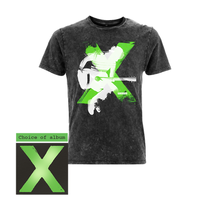 x (10th Anniversary Edition) Silhouette T-Shirt + Album Bundle | Ed Sh…