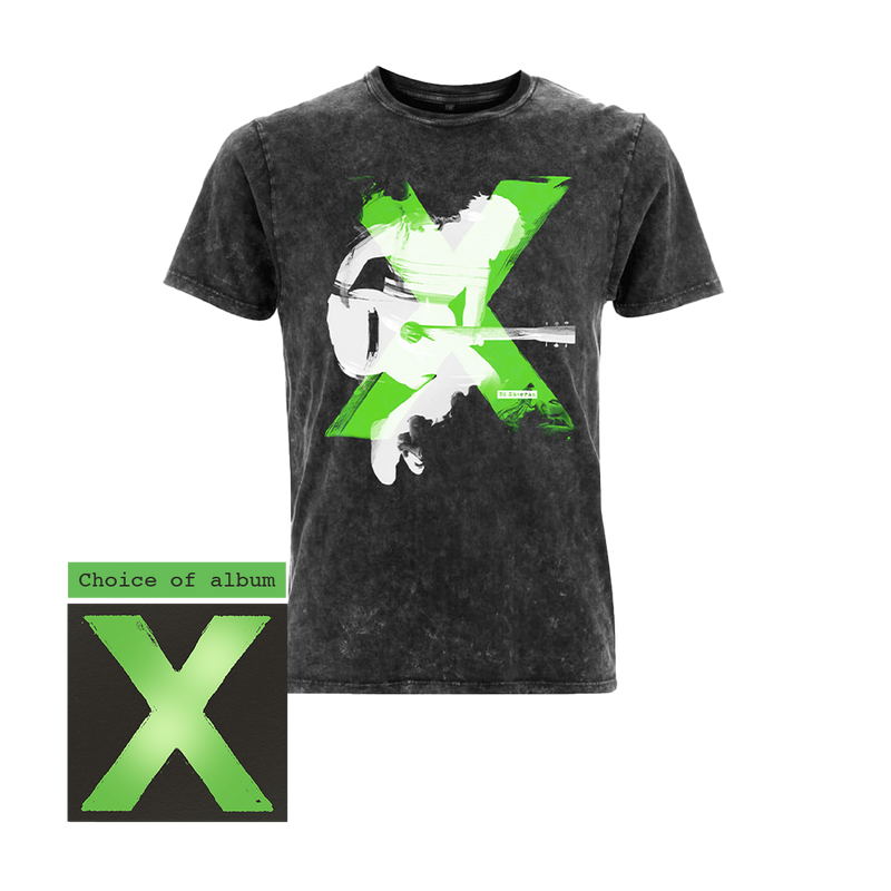x (10th Anniversary Edition) Silhouette T-Shirt + Album Bundle | Ed Sh…