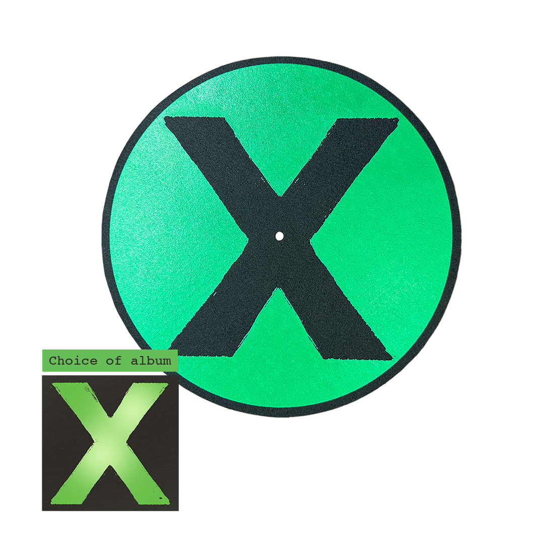 x (10th Anniversary Edition) Slipmat + Album Bundle Ed Sheeran Warner Music Australia Store