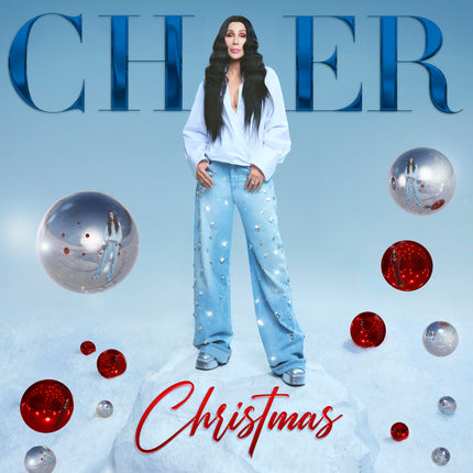Cher Christmas CD Blue Cover