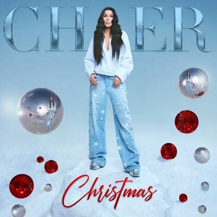 Cher Christmas CD Light Blue Cover