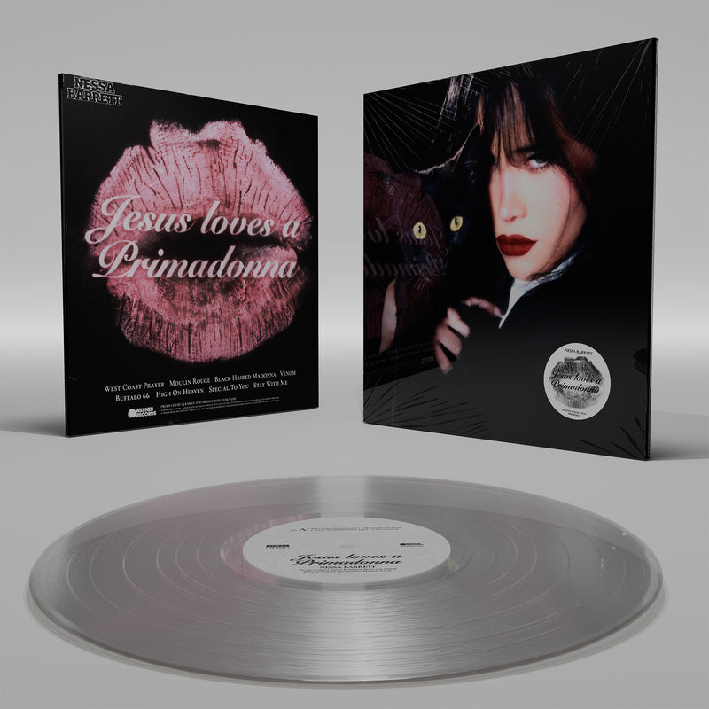 Jesus loves a primadonna Crystal Clear Vinyl LP | NESSA BARRETT