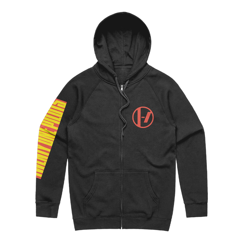 CLANCY BLOCKSLEEVE ZIP-UP HOODIE | Twenty One Pilots