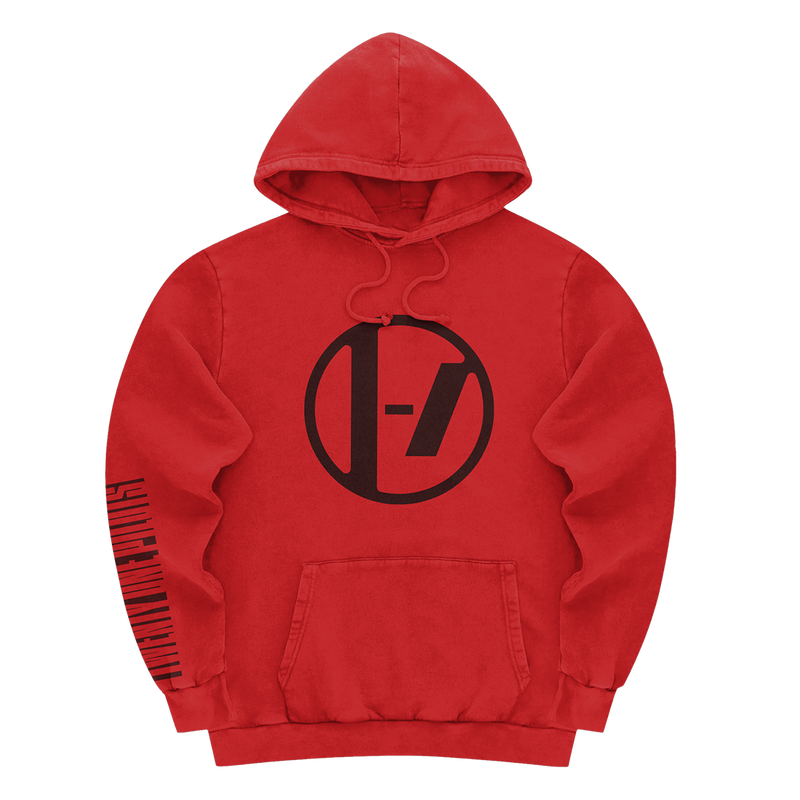 LOGO RED HOODIE Twenty One Pilots Warner Music Australia Store