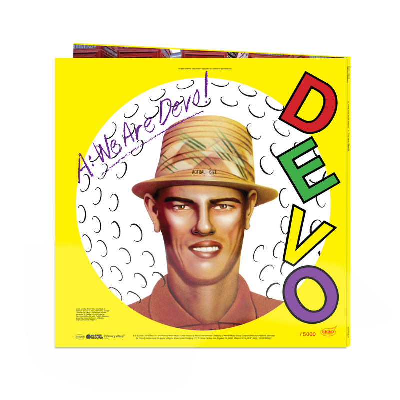 Q: Are We Not Men? A. We Are Devo! (Rhino High Fidelity) Vinyl | DEVO