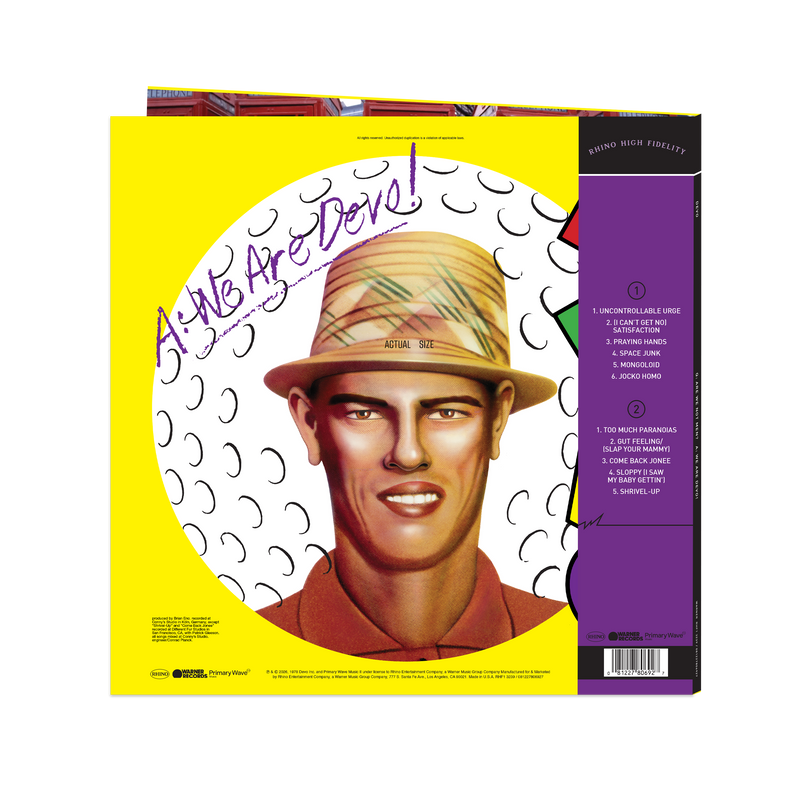 Q: Are We Not Men? A. We Are Devo! (Rhino High Fidelity) Vinyl | DEVO