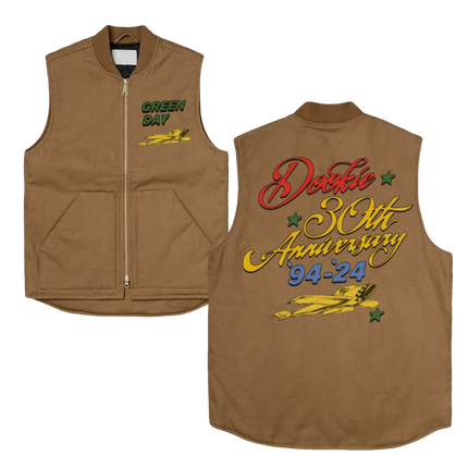 Green Day Dookie 30th Plane Chore Vest
