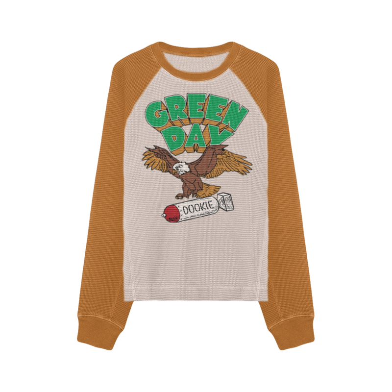 Green Day Dookie Eagle Thermal Longsleeve