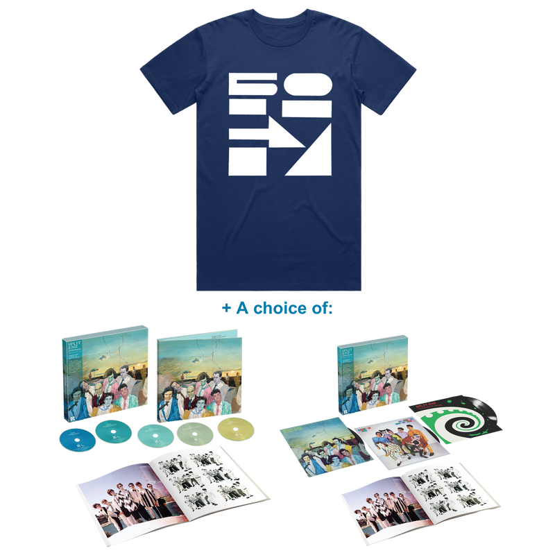 ENZ 50 Blue T-Shirt + Music Bundle | Split Enz