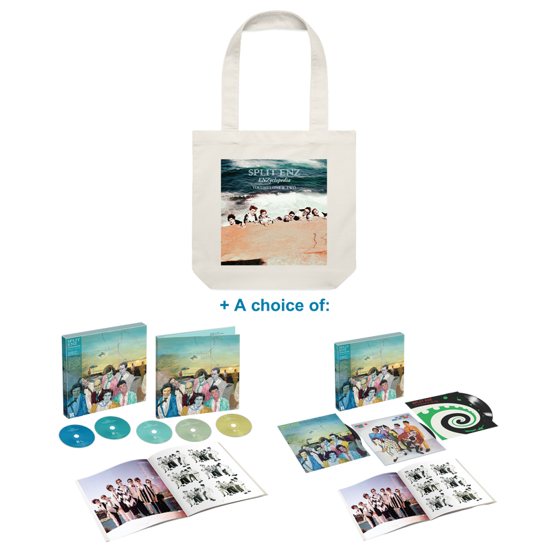 ENZyclopedia Tote Bag + Music Bundle | Split Enz