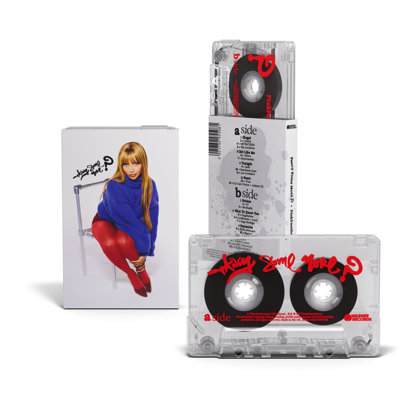 'Fancy Some More?' Clear & Grey Cassette | PinkPantheress