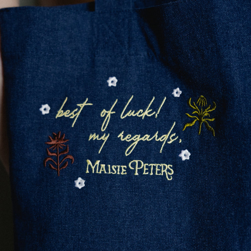Florescence Tote Blue with Choice of Music