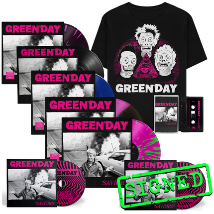 SAVIORS Zombie Pyramid T-Shirt + Choice Of Album | Green Day