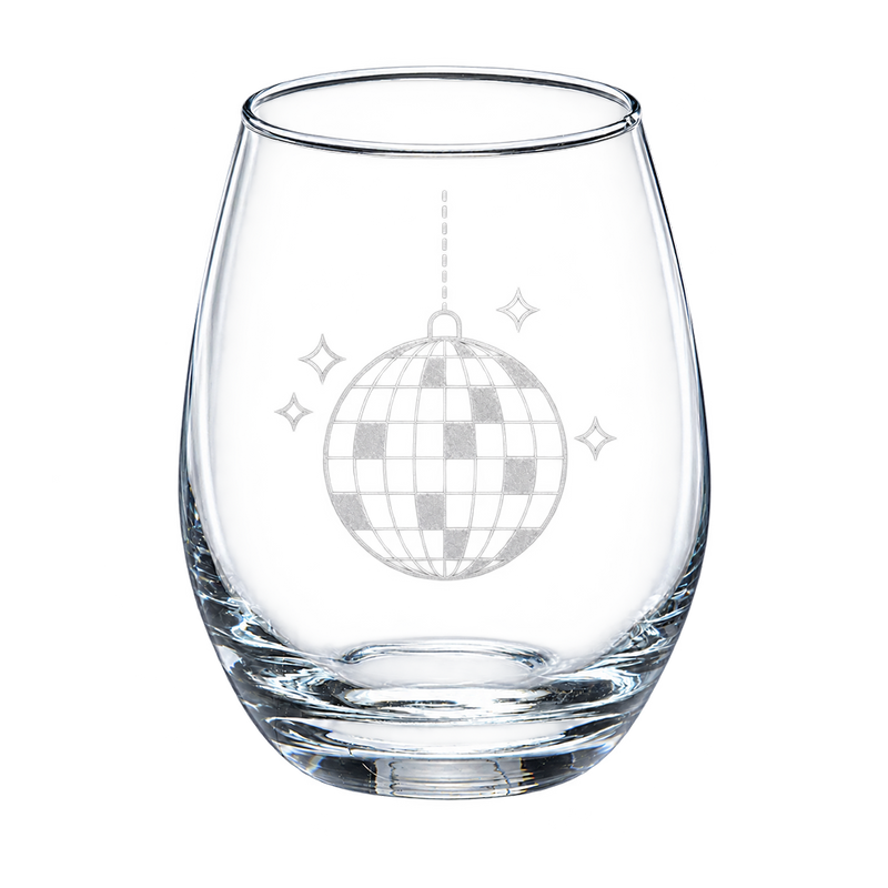 Holiday Things Stemless Wine Glass (Set of 2) | Hilary Duff