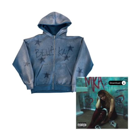 "Bella Kay - Zip Hoodie" + "My Reckless Abandon" Album Digital Download with Signed Artcard