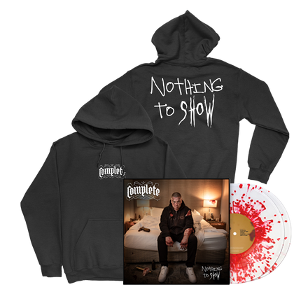 Nothing To Show Clear Vinyl With Red Splatter (2LP) + Black Hoodie | Complete