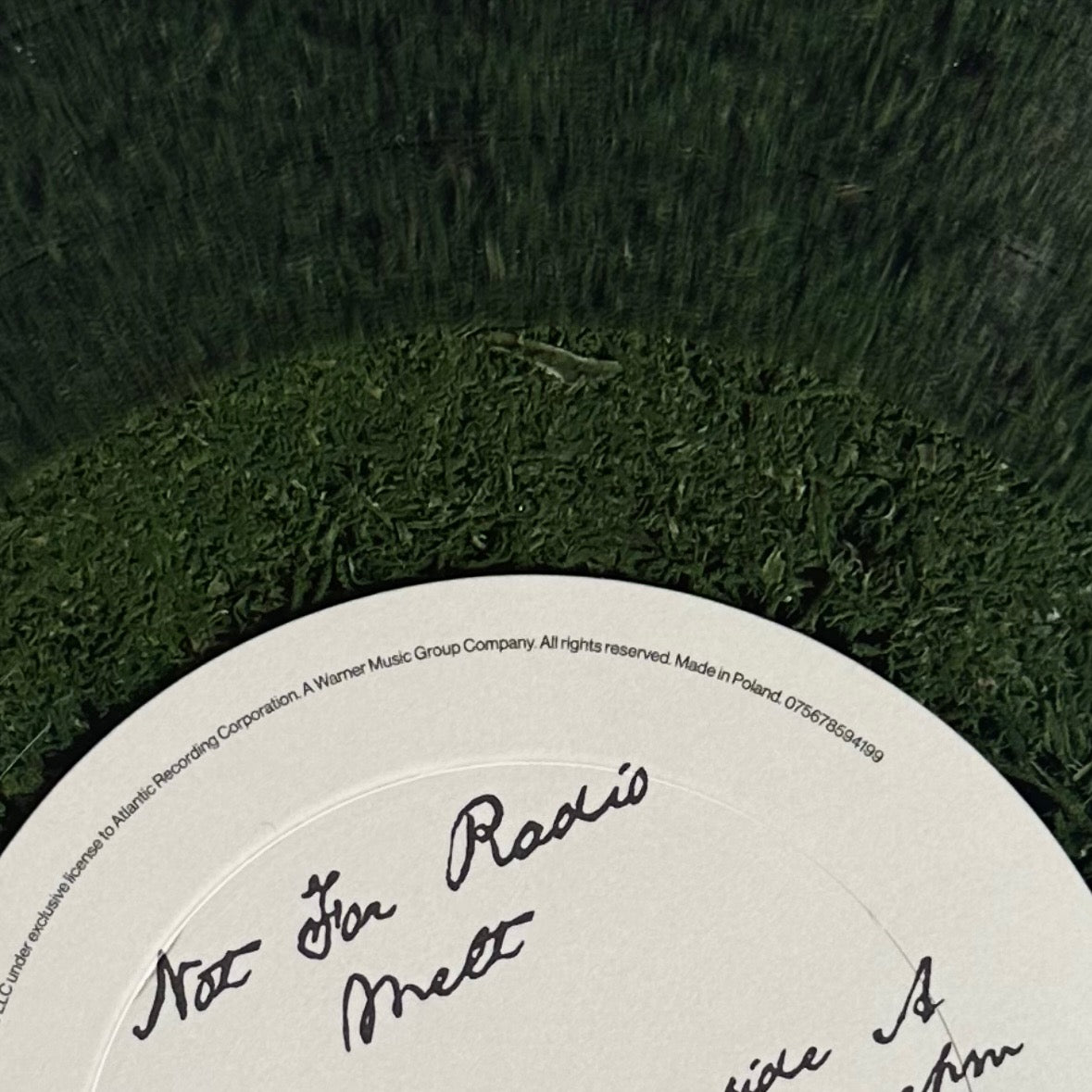 Melt - pressed moss vinyl (limited edition) | Not For Radio