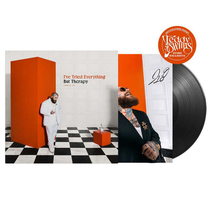 I've Tried Everything But Therapy (Part 2) Signed Black Vinyl LP + STUBBY HOLDER